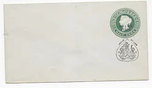 Ganzsachen Umschlag Jhind State