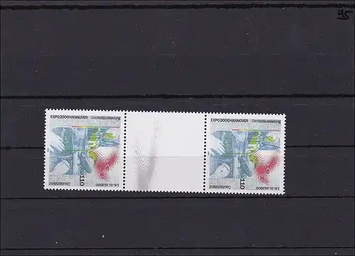 BRD MiNr. 2042 ZDR** aus ungeteiltem  Druck-Bogen