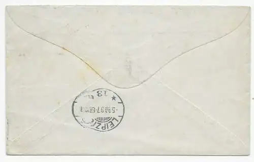 NSW: cover 1908 Sydney to Leipzig