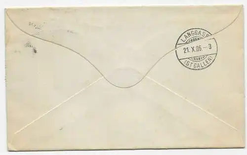 Cover Cape Town 1906 to St. Gallen/Switzerland