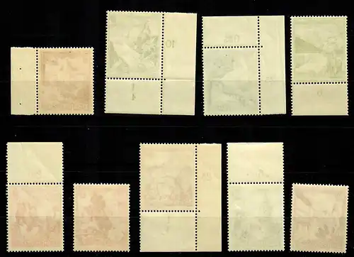 DR: MiNr. 675-683 postfrisch, **