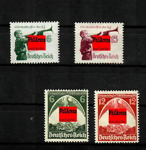 DR: MiNr. 584-587, postfrisch, **