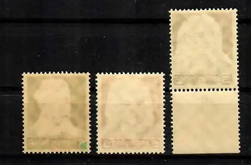 DR: MiNr. 573-575, postfrisch, **