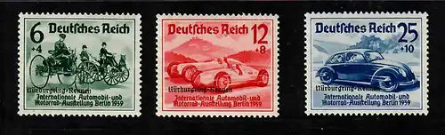 DR: MiNr. 695-697, postfrisch, **