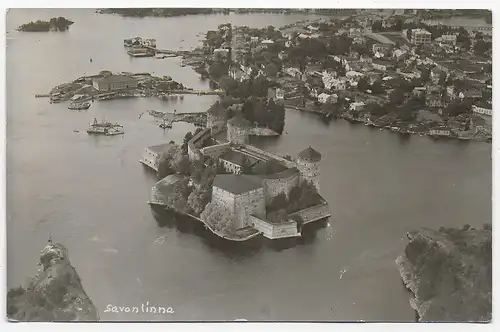 Ansichtskarte Pvaunu - Savonlinna 1933 nach Dingolfing