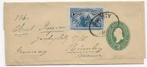 cover Bay City to Nürnberg 1894