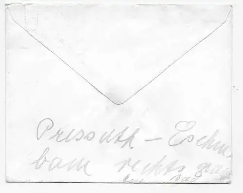 Cover air mail to Weiden 1958