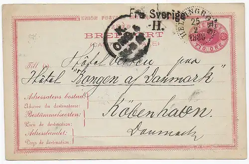 Helsingborg nach Kopenhagen, 1888