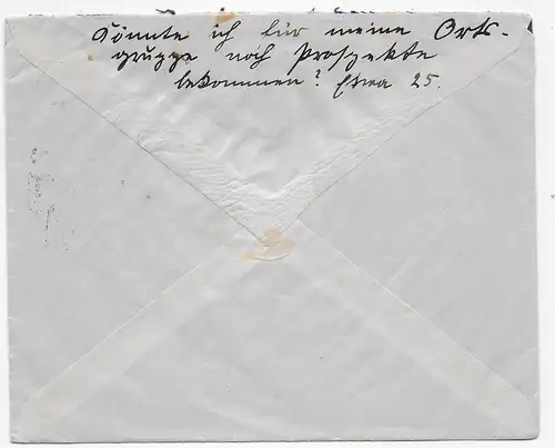 Brief aus Amsterdam 1930 nach Bayreuth