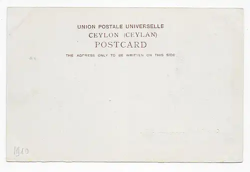 picture post card Ceylon-Colombo - Harbour