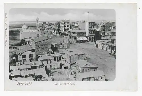 picture post card Port-Said Vue de Port Said