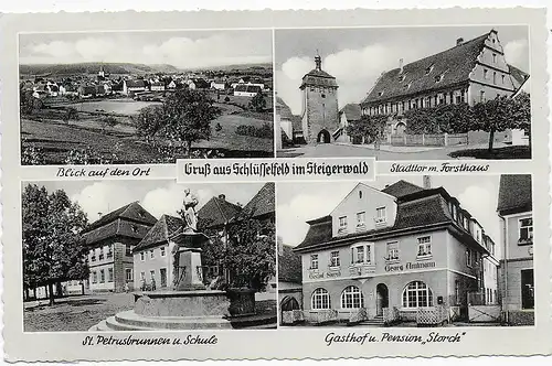 Ansichtskarte Schlüsselfeld im Steigerwald 