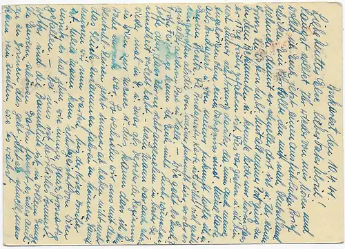 Post card Bukarest 1941 to Cottbus, OKW Zensur