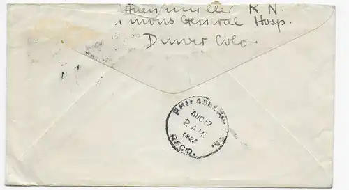 Air mail Philadelphia 1927, Taxe: Postage due 8 cents