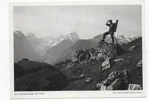 Ballonpost Gordon Bennet-Wettfliegen, 1932 nach Rheinfelden, Erbach