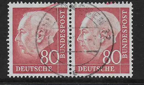 Bund: MiNr. 192, gestempelt, München, waagrechtes Paar