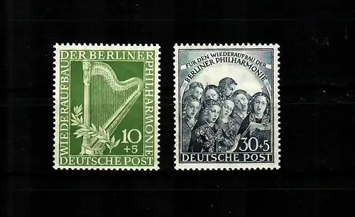 Berlin: MiNr. 72-73, postfrisch, **