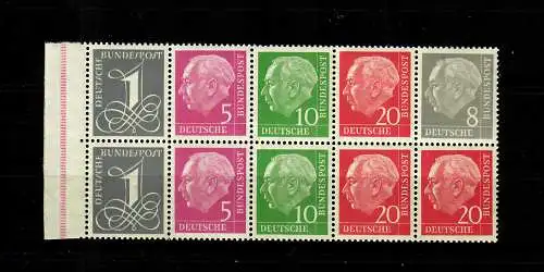 Bund: MiNr. H-Blatt 8x, postfrisch, **