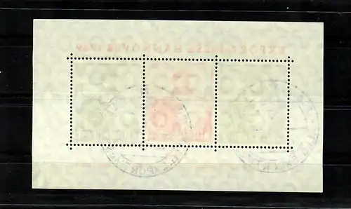 Block 1 gestempelt Hannover, Exportmese, 1949