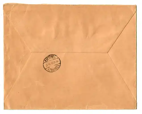 DR:MiNr. 496 EF, Einschreiben Stuttgart 1933