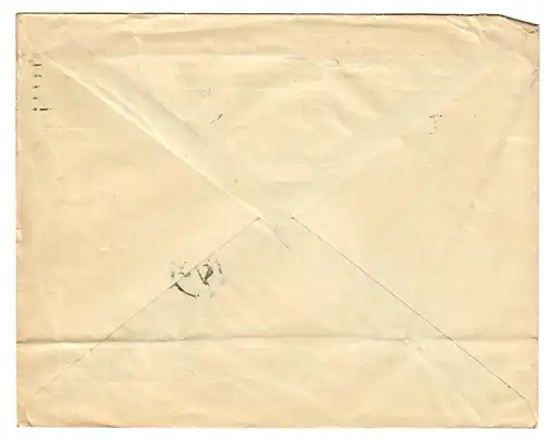 München, Ganzsachen Umschlag 1912 nach Fürth