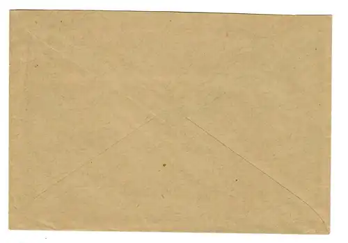 Brief von Leuna mit Zusammendruck, nach Erfurt, 1937