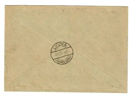 Eilbote n de Erfurt à Leuna avec compression, 1934