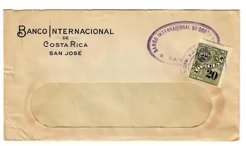 Banco International San José 1934. .