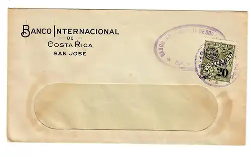 Banco International 1934 San José. .