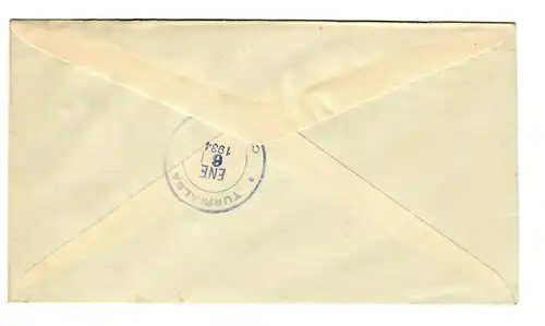 Lettre de San José à Turrialba, Industrial Soap, 1934