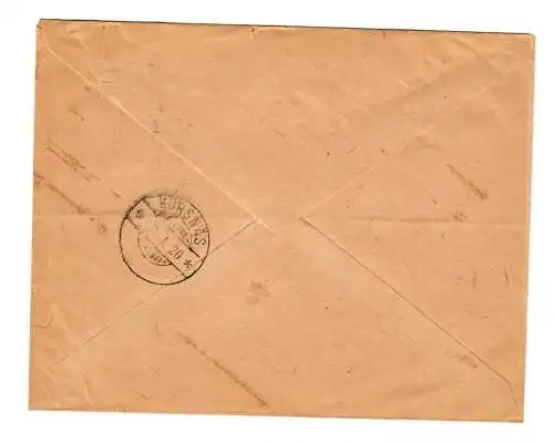 Lettre de Vääksyn Kanava, 1920 à Korsnas