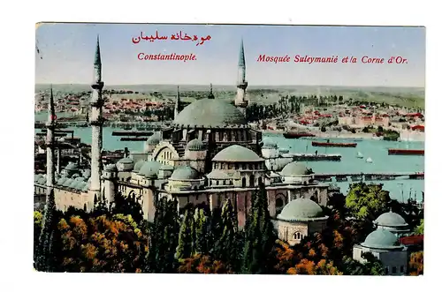 AK Constantinople:1916 Marine Post, No 29, Goeben