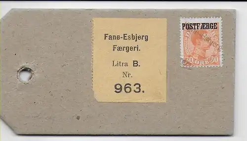 Kofferanhänger Postfähre Fano-Esbjerg