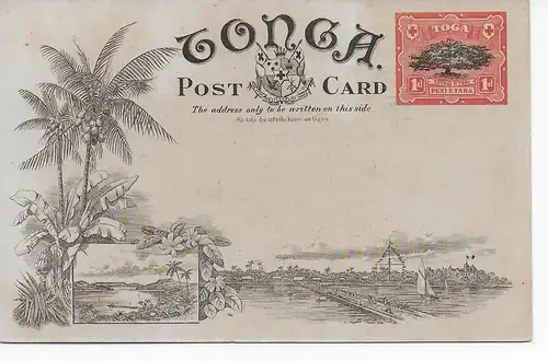 Belle carte de vue Tonga, Nukualofa