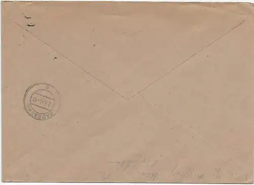 Meißen, Einschreiben 1945 nach Radeberg