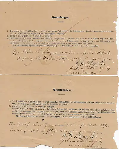 5x Accueil 1864/67, Stein am Rhein