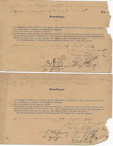 5x Accueil 1864/67, Stein am Rhein