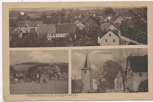 Carte de vue Flammersfeld 1920