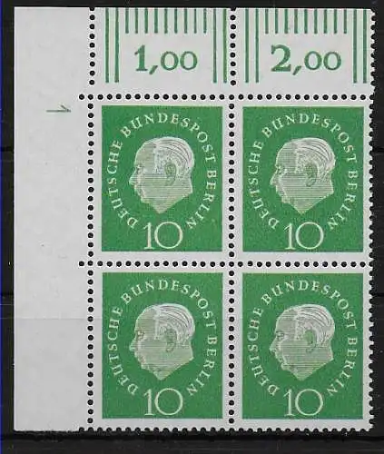 Bund: MiNr. 183 DZ 1, postfrisch, **