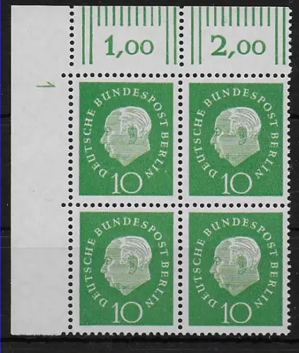 Bund: MiNr. 183 DZ 1, postfrisch, **