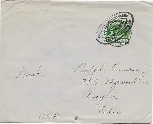 koninklijke packagevaart maatschappij Schiffpost vers Dayton/OH