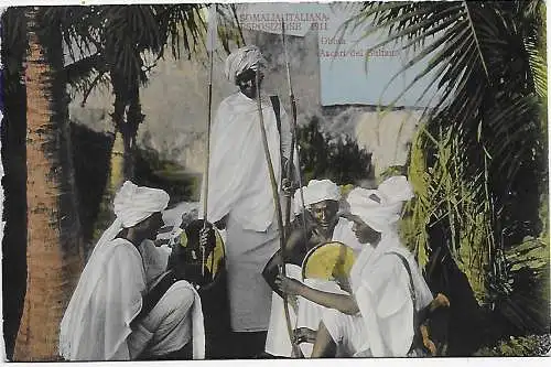 Ansichtskarte Somalia Italiana Obbia 1913 nach Rimini