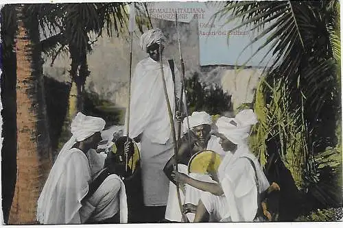 Carte de vue Somalie Italiana Obbia 1913 vers Rimini