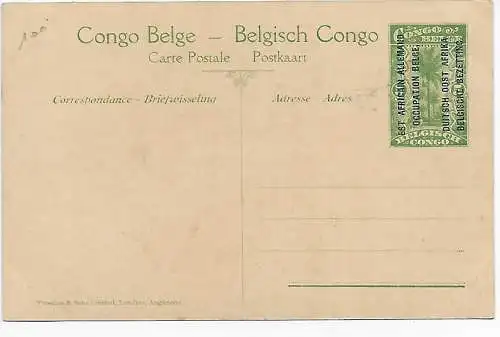 Carte visuelle du Congo belge, Instrumentation DOA, 1920: Colonne de porteurs