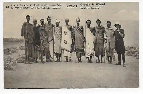 Carte visuelle du Congo belge, Instrumentation DOA, 1920: Groupe de Watuzi