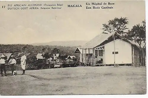 Carte visuelle Congo belge, Instrumentation DOA, 1920: Un Hopital de Base