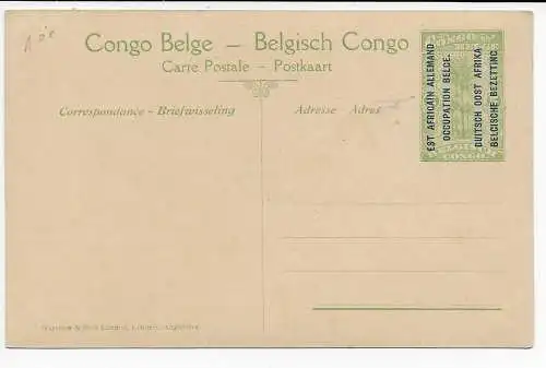 Carte visuelle Congo belge, Instrumentation DOA, 1920: Makala Un Hopital de Base