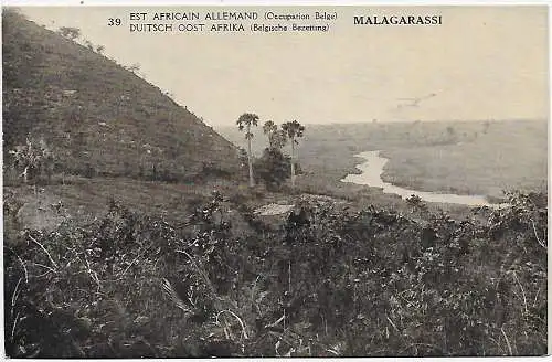 Carte visuelle du Congo belge, Instrumentation DOA, 1920: Malagarassi