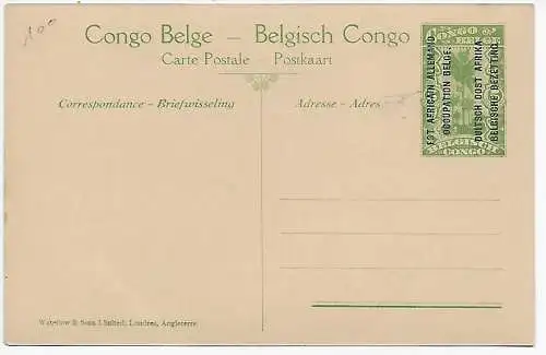 Ansichtskarte Belgisch Kongo, Besetzung DOA, 1920: Malagarassi