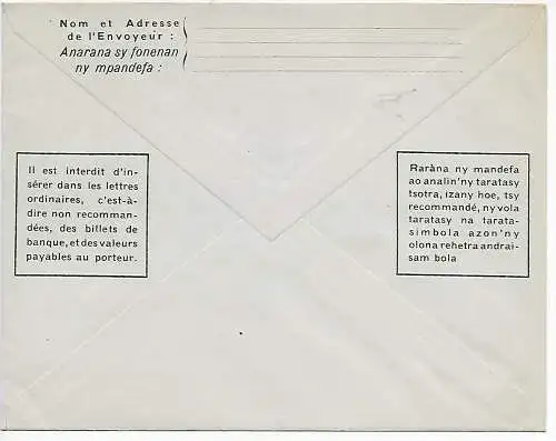 Blanko Umschlag Madagaskar